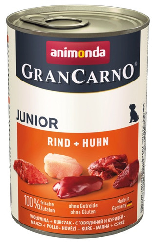 Animonda GranCarno Adult Beef & Chicken Wet Dog Food 400g