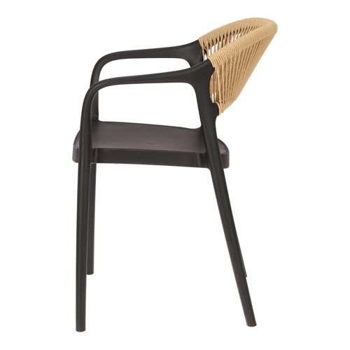 Chair Osma, outdoor, black