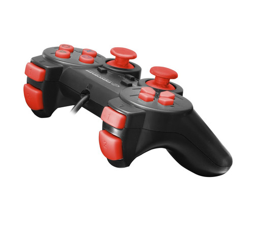 Esperanza Gamepad for PC/PS3, black/red