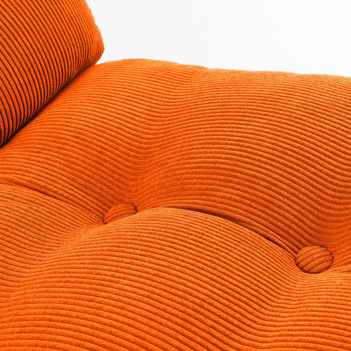 DYVLINGE Swivel armchair, Kelinge orange