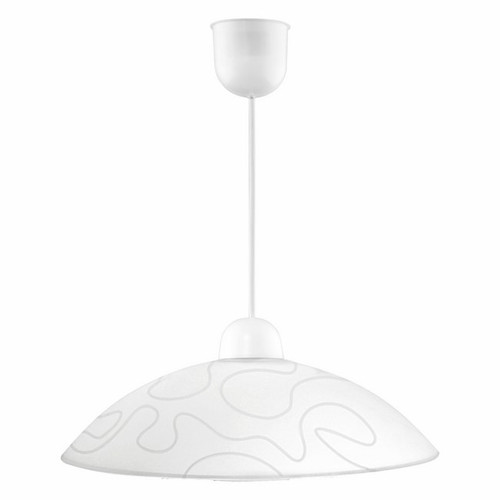 Pendant Lamp Malibu 1 x 60W E27, white