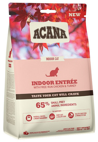 Acana Indoor Entree Cat & Kitten Dry Food 340g
