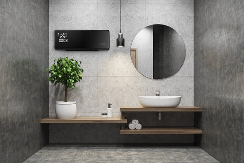 Concept Wall Ceramic Heater QH4001, black