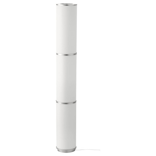 VIDJA Floor lamp, white, 138 cm