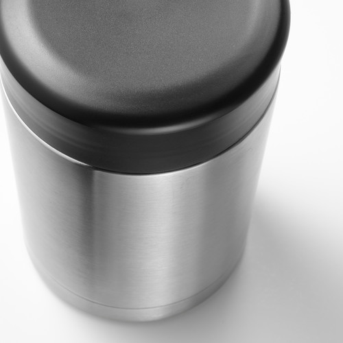 EFTERFRÅGAD Food vacuum flask, stainless steel, 0.5 l