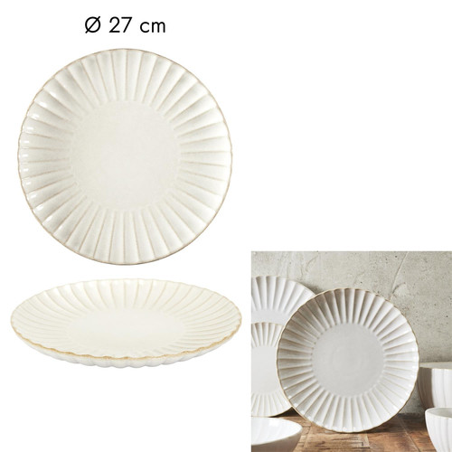 Dinner Plate Vlora 27cm, beige