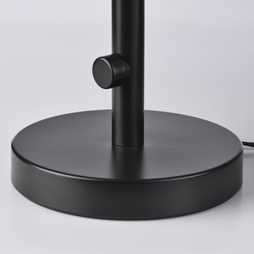 NYMÅNE Table lamp, anthracite, 33 cm