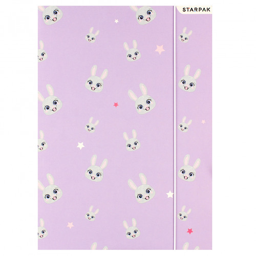 Document File Folder with Elastic Band A4 1pc Rabbit