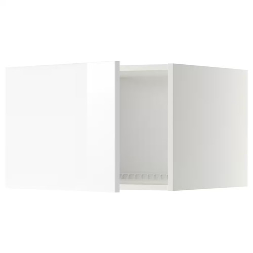 METOD Top cabinet for fridge/freezer, white/Ringhult white, 60x40 cm