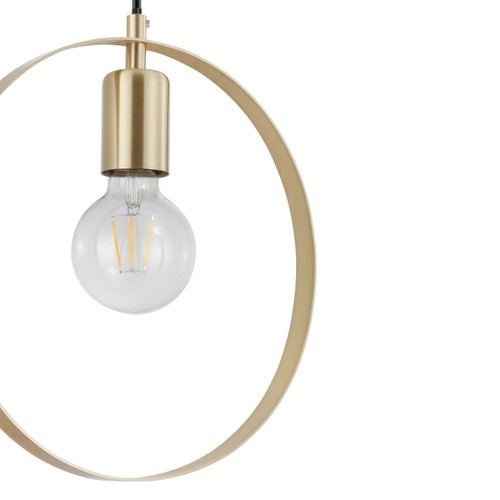 GoodHome Pendant Lamp Kaitains E27 28cm, gold