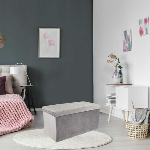 Pouffe Intesi Velse Zig, grey