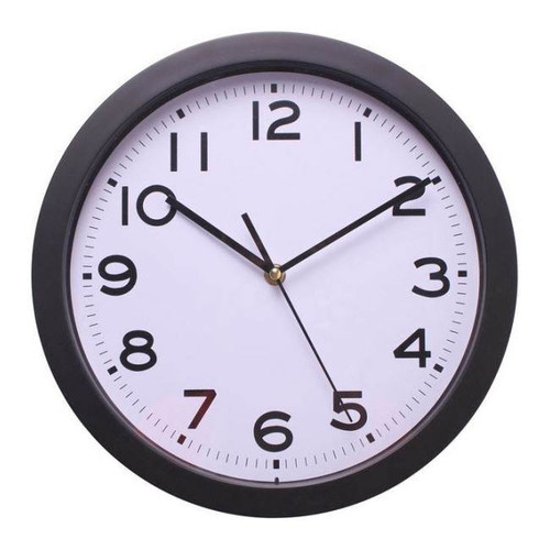 Wall Clock Splendid Bazo 30.5 x 30.5 cm, black