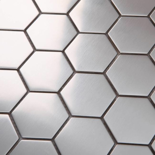 GoodHome Mosaic Tile Albena 30 x 30 cm, 1pc, grey