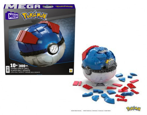 MEGA Pokémon Jumbo Great Ball Building Kit With Lights HMW04 10+