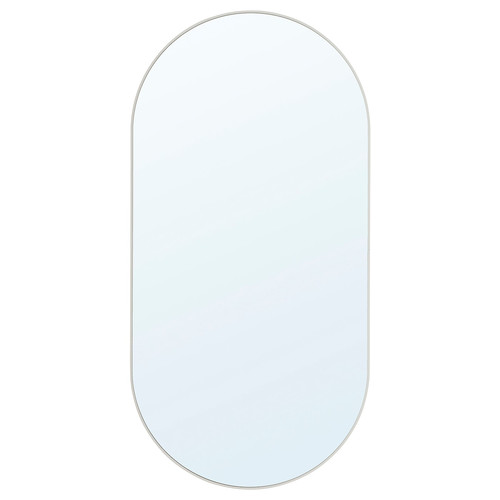 LINDBYN Mirror, white, 60x120 cm