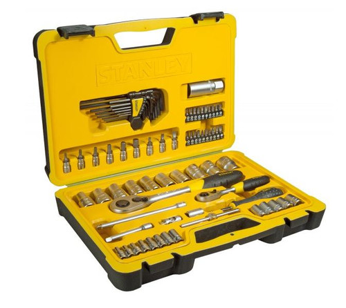 Stanley Socket and Ratchet Set 1/4", 3/8", 1/2", 75pcs