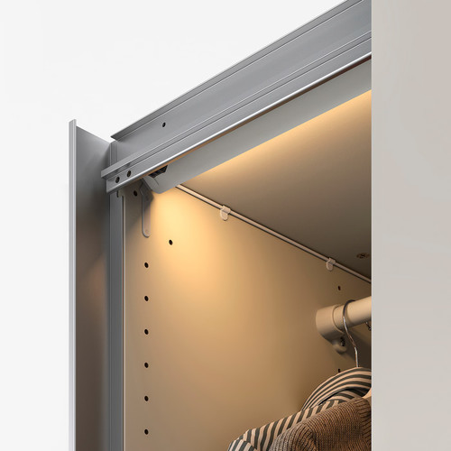 ÖVERSIDAN LED wardrobe lighting strp w sensor, dimmable white, 71 cm