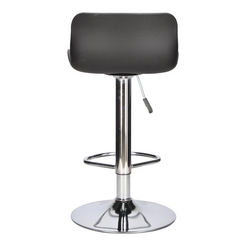 Bar Stool Inge, black/chrome