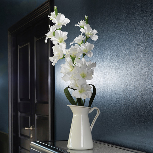 SOCKERÄRT Vase, white, 1.4 l
