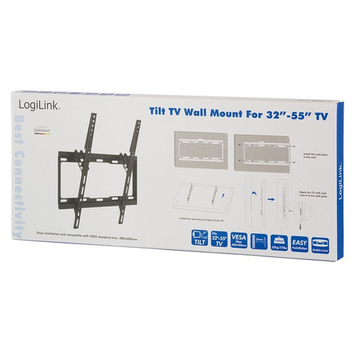 LogiLink TV Wall Mount, tilt, 32-55", max. 35kg