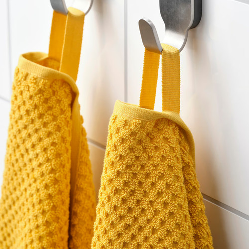 GULVIAL Bath towel, yellow, 70x140 cm