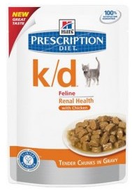 Hill's Prescription Diet k/d Feline with Chicken Kidney Care Cat Wet Food Pouch 85g