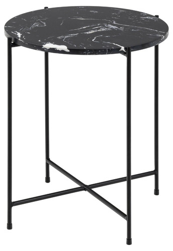 Coffee Table Avila, high, black marble