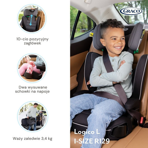 Graco Car Seat Logico i-Size Midnight 100-150cm
