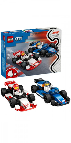 LEGO City F1 Williams Racing & Haas F1 Race Cars 4+