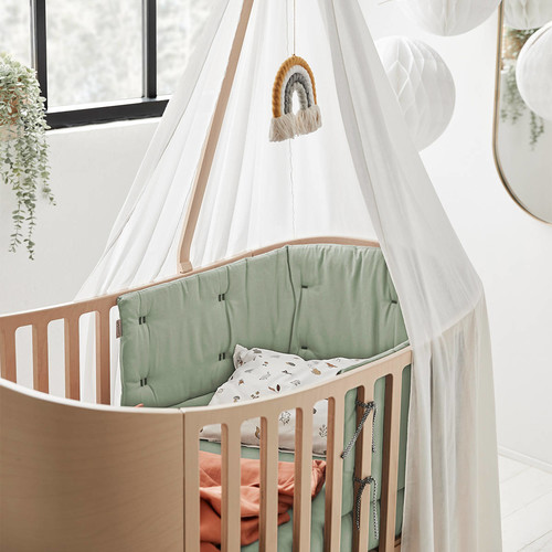 LEANDER Bumper for CLASSIC™ Baby Cot, sage green