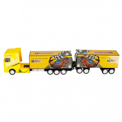 Inertia Toy Car Transport Truck 1:30, assorted colours, 3+
