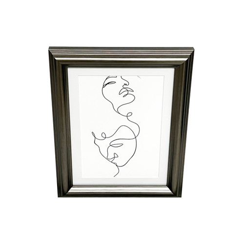 GoodHome Picture Frame Blanton 18 x 24 cm, antique silver