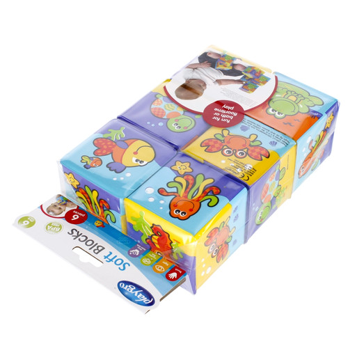 Playgro My First Soft Blocks 6m+