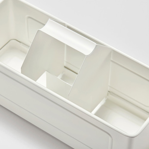 VÄLVÅRDAD Organiser, white, 22.5x9x12.5 cm