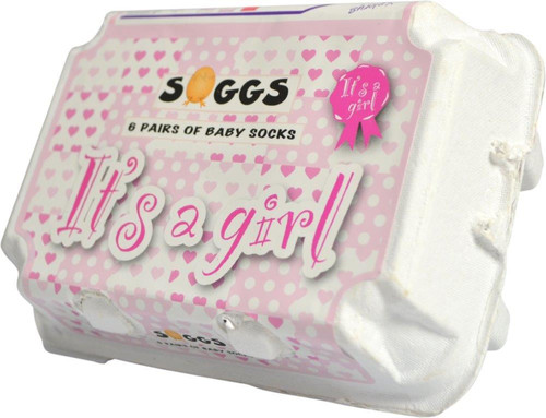 Dooky Baby Socks SOGGS It’s a Girl 6 Pairs Gift Box