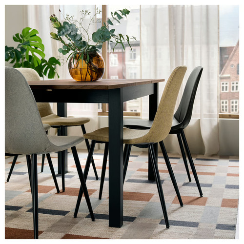 NORDMANSSKÄR Chair, black/Tonerud grey