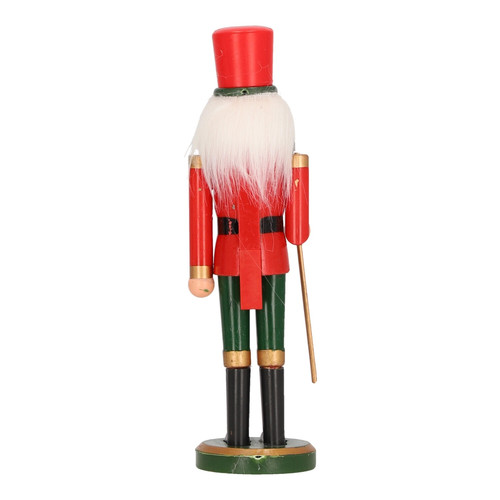 Nutcracker Christmas Decoration 28cm, red, hat