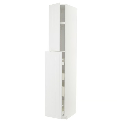 METOD / MAXIMERA Hc w p-o func 1dr/4drw, white/Stensund white, 40x60x240 cm