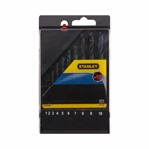 Stanley Drill Bit Set for Metal, 10pcs