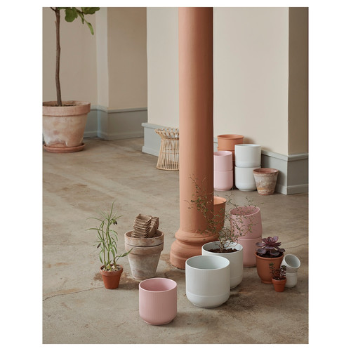 GRADVIS Plant pot, pink, 12 cm
