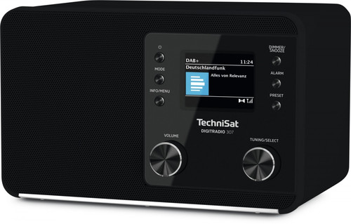 TechniSat Radio Digitradio 307 DAB+/FM, black