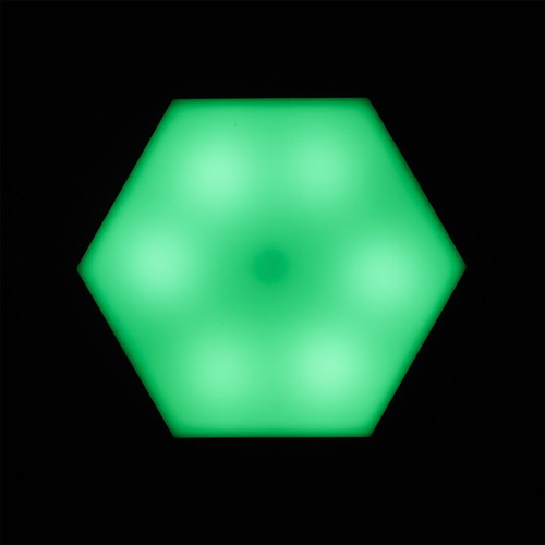 Set of 2 Wall Lamps Hexagonal 8.5x7.5cm, battery-powered