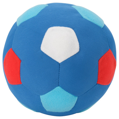 SPARKA Soft toy, football mini/blue red