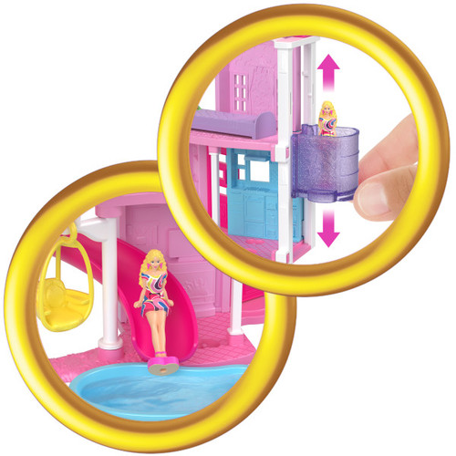 Barbie Mini Barbieland Doll House Playset HYF45 3+