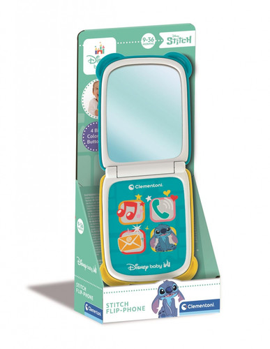 Clementoni Disney Baby Stitch Flip Phone 9m+