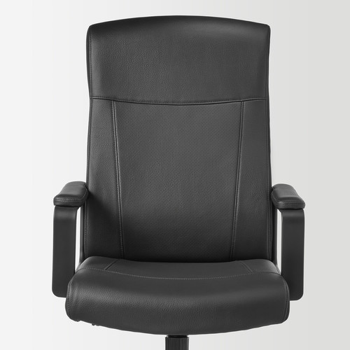 MILLBERGET Swivel chair, Murum black