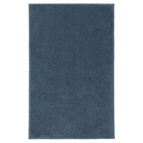 BACKMÅRA Bath mat, dark grey-blue, 50x80 cm