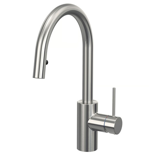 SALLSJÖN Kitchen mixer tap pull out, stainless steel colour
