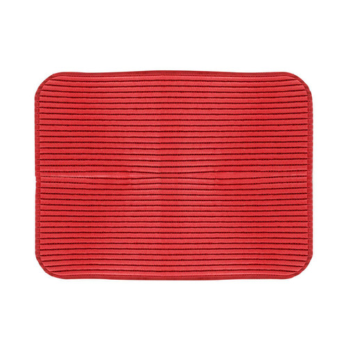 Absorbent Dish Drying Mat, red
