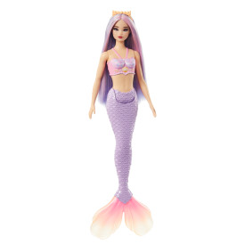 Barbie Basic Mermaid Doll HRR06 purple, 3+